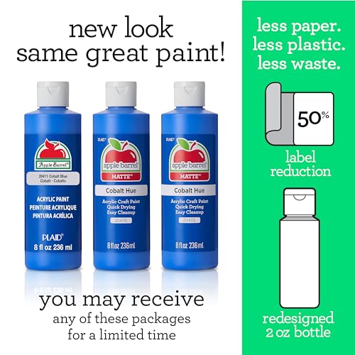 Apple Barrel, Acrylic Paint, 8 fl oz, True Navy, (Pack of 1) - color: True Navy, size: 8 Fl Oz (Pack of 1)