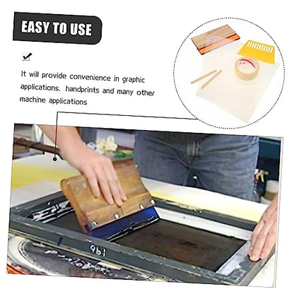 PLAFOPE 1set Silk Kit Ink Squeegee for Projects and Easy to Use for Textiles and Hand Printing