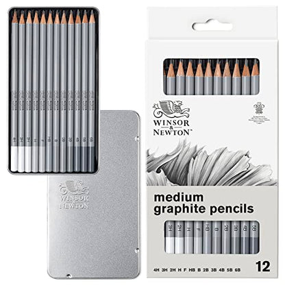 Winsor & Newton Studio Collection Artist Pencils, Graphite Pencils, Set of 12 - style: 12 Colors Pencils