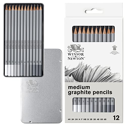 Winsor & Newton Studio Collection Artist Pencils, Graphite Pencils, Set of 12 - style: 12 Colors Pencils