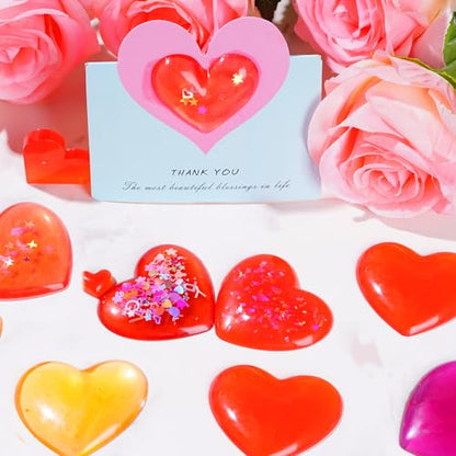 HOVEOX 2 Pieces Heart Shape Resin Molds Heart Shape Epoxy Molds Heart Silicone Molds for Resin Heart Resin Molds for Craft Making (2)