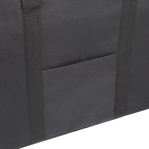 JJRING Art Portfolio Case, Wire Framed Nylon Portfolio Tote, Art Storage Bag in 37 Inches by 28 Inches, Great Carrying Bag for Artworks, Posters, Drawings, Prints(Black) - size: 37 Inches by 28 Inches