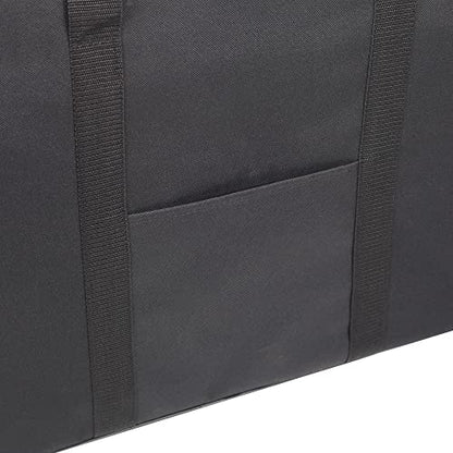JJRING Art Portfolio Case, Wire Framed Nylon Portfolio Tote, Art Storage Bag in 37 Inches by 28 Inches, Great Carrying Bag for Artworks, Posters, Drawings, Prints(Black) - size: 37 Inches by 28 Inches