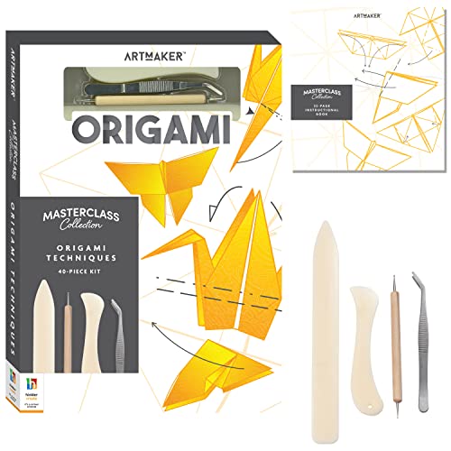 Hinkler Art Maker Masterclass Collection: Origami Techniques Kit - Beginner to Advanced Origami - Japanese Art - Origami Guide - Craft Kits - Arts and Craft for Adults - style: Origami