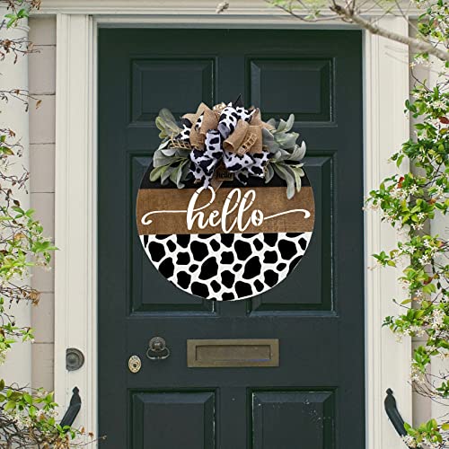 Welcome Stencils for Painting on Wood Welcome Stencil for Wood Sign 12" Reusable Templates Brick/Leopard Print/Herribone/Cow Print Pattern Stencil - style: Daily 12p