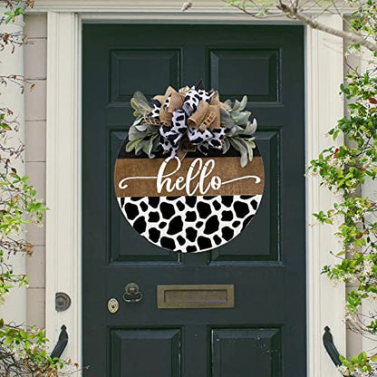 Welcome Stencils for Painting on Wood Welcome Stencil for Wood Sign 12" Reusable Templates Brick/Leopard Print/Herribone/Cow Print Pattern Stencil - style: Daily 12p