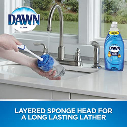 Dawn Ultra Puff Glassware and Dish Cleaning Brush (Pack of 2) - size: Pack of 2, style: Puff Sponge