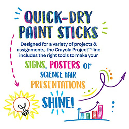 Crayola Quick Dry Paint Sticks, Amazon Exclusive Colors, Paint Set for Kids, 12 Count - size: 1 Count (Pack of 12)
