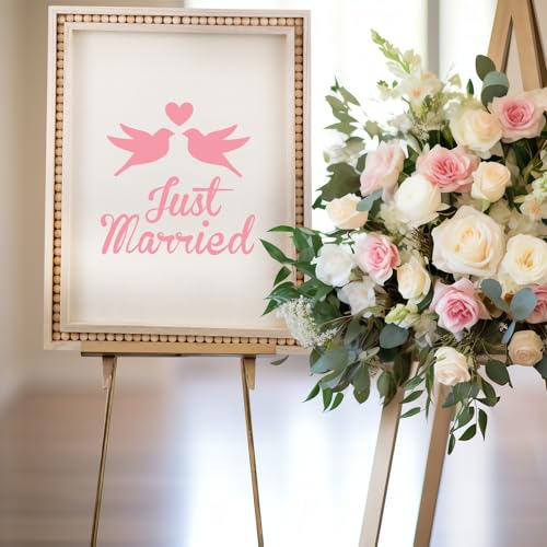 Wenqik 4 Pack Beaded Wood Canvas Panels Unfinished Wooden Blank Framed Signs Boho Style Panel Boards Square Plaques for DIY Crafts Painting Pouring Drawing Art Projects (12 x 9 Inch) - size: 12 x 9 Inch