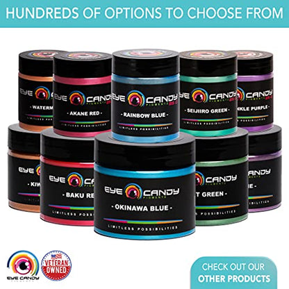 Eye Candy Pigments Premium Blue Mica Powder - Pacific Blue (50gr) - for Epoxy, Resin, Soap, Paint, Woodworking, Acrylic Pouring, Bath Bombs, Fishing Lures - DIY Arts and Crafts Additive - color: Pacific Blue