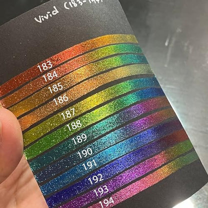 IUILE Handmade Watercolor Paints - Vivid Quarter Pan Set (12 colors) - color: Vivid