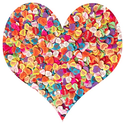 EHOPE Fake Sprinkles Clay Sprinkles Polymer Slices for Nail Art DIY Crafts Cake Phone Case (40G-Love Heart-47) - color: 47-Love Heart