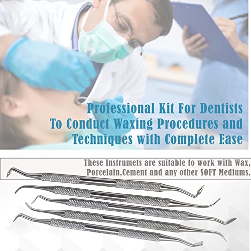 Set of 17 Dental Spoon Excavators Plugger Restorative Composite Filling Tooth Cavity Carious Decay Removal Double Ended Instruments