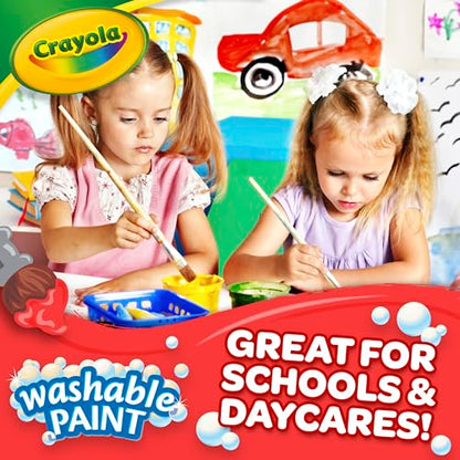 Crayola Washable Paint For Kids - Black (1 Gallon), Kids Arts And Crafts Supplies, Non Toxic, Bulk - color: Black