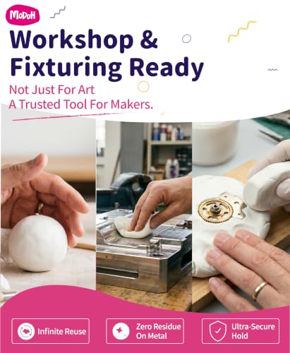 Modeling Clay Non Drying 2lb - Oil Based Sculpting Plastilina | Professional non-toxic sulfur-free clay for artists, kids & adults. Reusable, no bake needed（Cream white 2lb） - color: Cream White, size: 2 Lbs