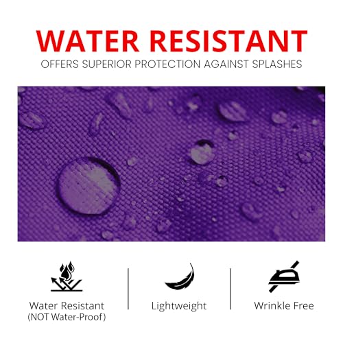 Utopia Kitchen 10 Pack Bib Apron Adjustable with 2 Pockets, Water and Oil Resistant, Cooking Kitchen Chef Apron for Women Men - color: Purple
