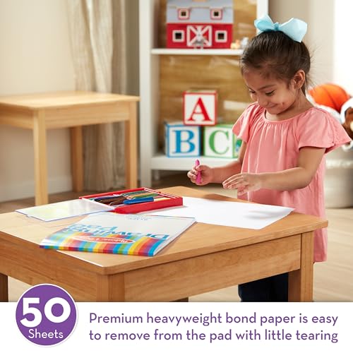 Melissa & Doug Drawing Pad (9 x 12 inches) with 50 Sheets of White Bond Paper