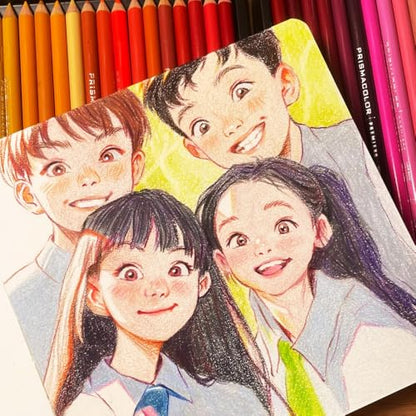 E-WEICHEN Square 4.8x4.8 inches 80gsm 96sheets/192 Pages Notebooks Blank Sketchbooks Travel Journal Pocket Hardcover Paint Writing Diary Memo Planner Cloth Cover. Circus Troup - color: Cloth Cover-4.8x4.8in-Circus Troup