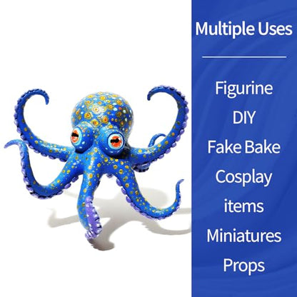 Lightweight Clay - Air Dry Clay, Ultra Light & Soft, Safe & Non-Toxic, Moldable & Flexible, DIY Modeling Clay for Anime Figures, Sculpting, Molding, Creative Art Crafts - color: Blue