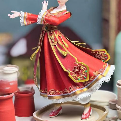 Lightweight Clay - Air Dry Clay, Ultra Light & Soft, Safe & Non-Toxic, Moldable & Flexible, DIY Modeling Clay for Anime Figures, Sculpting, Molding, Creative Art Crafts - color: Red