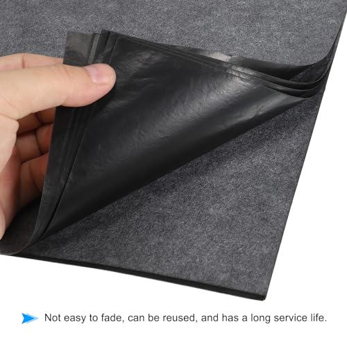 PATIKIL Carbon Paper, 100 Sheet A4 Graphite Transfer Tracing Copy Paper for Tracing Drawing Writing on Wooden Canvas Paper 8.3" x 11.7" Black - color: Black