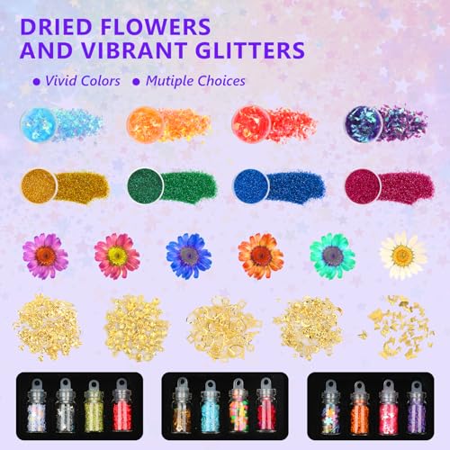 KISREL Epoxy Resin kit -18oz Clear Epoxy Resin with Silicone Alphabet Resin molds and Jewelry Making Kits, 2 Part Epoxy and Hardener for Casting Coating, Keychains, DIY Craft Decorations - size: Alphabet Molds and 8 Mini Molds