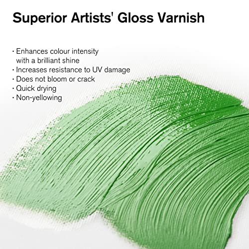 Winsor & Newton Professional Artists' Gloss Varnish, 500ml (16.9-oz) Bottle - color: Gloss Varnish, style: 16.9-oz Bottle