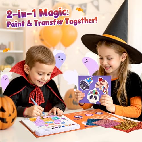 JoyCat Paint with Water Coloring Books, Art & Craft Activity, No Mess Art for Kids Ages 4-8, Craft Kits & Supplies, DIY Creative Activity, Gifts for Girls & Boys (Tiny Elves) - style: Tiny Elves