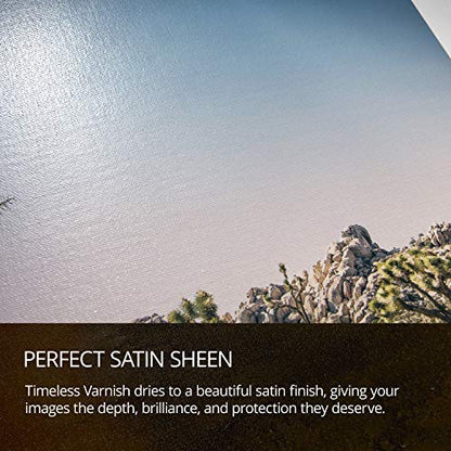 Breathing Color Timeless Archival Print Varnish - 1 Quart, Satin Finish, Premium Canvas Coating, Water Based UV Protection, 100+ Years Certified Archival - size: Quart