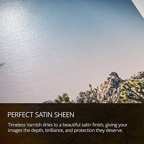 Timeless Archival Print Varnish - 1 Gallon, Satin Finish, Premium Canvas Coating, Water Based UV Protection, 100+ Years Certified Archival - size: Gallon