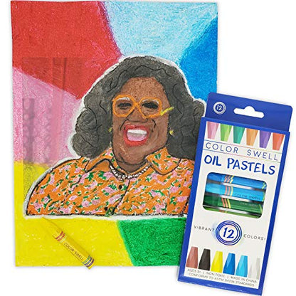Color Swell Bulk Oil Pastels - 18 Packs 12 per Pack (216 Total) - Bulk Oil Pastels - size: 18 Pack | 216 Oil Pastels