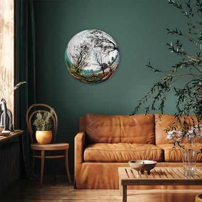 Paramount Contour Convex Profile Stretched Canvas, 8" Round Canvas, 5 Pack, 3/4" Deep - Double Primed for Oil, Acrylic, and Mixed Media Art - 100% Cotton Duck Medium Texture - size: 8"