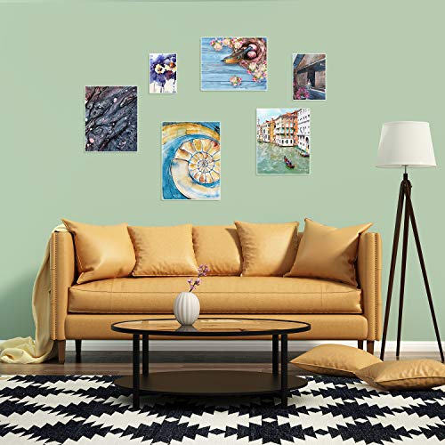 Hestya Assorted Mini Stretched Canvas - 12 Pcs, Small Drawing Canvas, Square Paint Canvas for Christmas Craft (4 x 6 Inches, 5 x 7 Inches, 8 x 10 Inches, 9 x 12 Inches) - size: 4 x 6 Inches/ 5 x 7 Inches/ 8 x 10 Inches/ 9 x 12