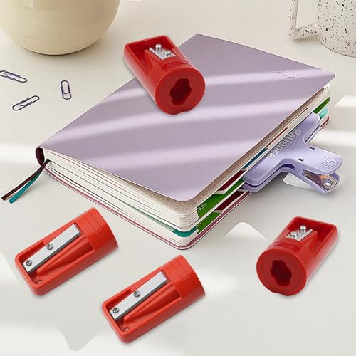 Carpenter Pencil Sharpener 4 Pack Manual Portable Woodworking Pencil Sharpeners Cutter Shaver Narrow Sharpening Tool for Woodworking Tool