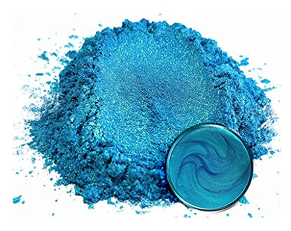 Eye Candy Premium Mica Powder Pigment “Sora-IRO Blue” (50g) Multipurpose DIY Arts and Crafts Additive | Woodworking, Epoxy, Resin, Paint, Soap, Nail Polish, Lip Balm (Sora-IRO Blue, 50G)