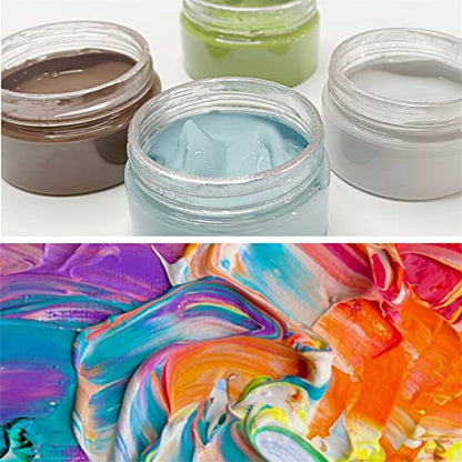 JAJADO Chalk Paste Paint for Stencils, Purple Chalk Paste for Silk Screen Stencils, Christmas Stencils Paste Painting on Wood, Fabric, Chalkboard, Mesh Transfers Chalk Paint for Crafts Project - color: Purple