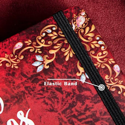 B5 Hardcover Journal for Women & Men -Butterfly Aesthetic Lined Notebook | 192 Pages Thick 80gsm Paper Writing Journal for Office, School, Travel Notes & Gift-9" x 6.9 - color: Red