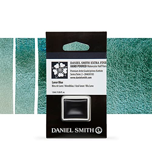Daniel Smith Extra Fine Watercolor Half Pan - Lunar Blue - color: Lunar Blue