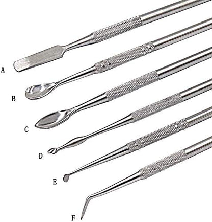 New Wax Carvers Set Double Ended Dental Wax Modeling Sculpting Tools Dental Picks Polymer Pottery Clay Carving Tool Stainless Steel 12 Pieces
