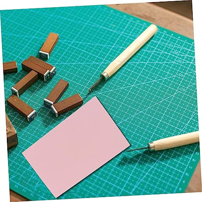 Angoily 4pcs DIY Carving Rubber Blocks for Hand-Made Crafts Soft Rubber Material for Engraving and Stamp Making for Art Projects