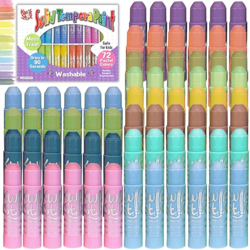 The Pencil Grip TPG-692 Kwikstix,paint,pastel,72 - size: 72 Count (Pack of 1)