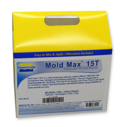 Mold Max 15T - Translucent Condensation Cure Silicone Rubber Compound - Pint Unit - size: Pint Unit