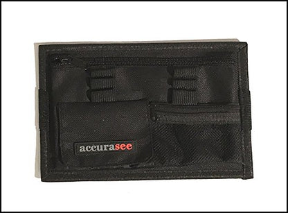 Accurasee Sketch Caddie for Artist - Art Supply Carrier with Elastic Band Attachment for Portfolio Sketch Book, Art Binder, Notebook, Art Organizer