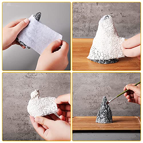 2 Rolls White Plaster Cloth Gauze Bandages Rolls Plaster Strips Easy to Use Halloween DIY Crafts for Wrap Strips, Belly Cast, Mask Making, Scenery Construction, Hobby Crafts(2 Inch x 8.8 Feet)