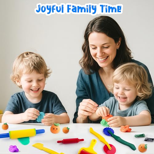 Clay and Dough Tools 6 Pieces Basic Dough Tool Set for Kids, Variety of Rolling Pins, Rollers, Cutters - color: TTZ