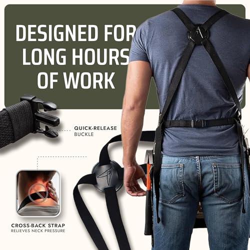 Asaya Chef and BBQ Apron with Bottle Opener and Hand Towel - 10oz Cotton Canvas, Stainless Steel Hardware - Cross Back Straps - color: Green Camo
