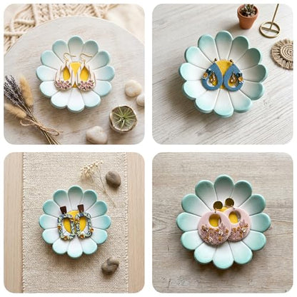 GOTO CLAY TOOLS Clay Trinket Dish Cutter for Polymer Clay, Daisy Flower Trinket Dish Cutter, 4 inch Length, Embossed Polymer Clay Cutters, Sharp Edge - color: Daisy