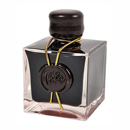 Herbin 1670 Anniversary Inks - Gold Sheen 50ml Bottled - Caroube de Chypre - color: Brown