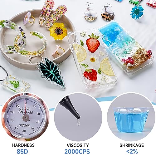 LET'S RESIN UV Resin,200g Low Viscosity Crystal Clear Ultraviolet Thin Epoxy Resin, Quick-Curing&Low Shrinkage UV Glue Kit for Crafts, Jewelry Making, Casting - size: 200G UV RESIN