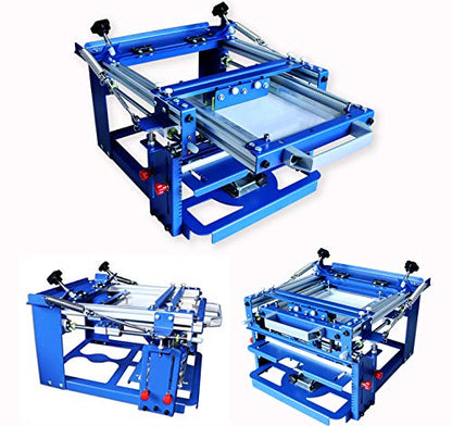 TECHTONGDA Cylinder Screen Printing Machine Cylindrical Silk Screen Printing Press for Mugs Pen Cup Bottle 3.15 Inches Diameter